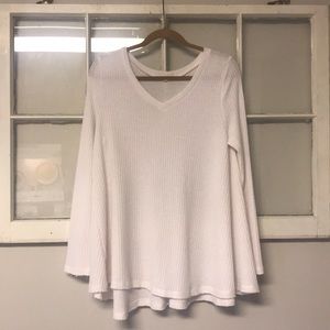 Waffle Knit Top